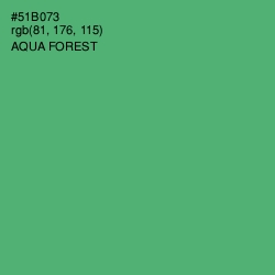 #51B073 - Aqua Forest Color Image